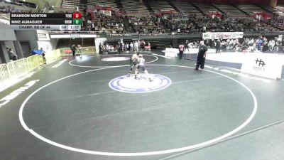 126 lbs Champ. Rd Of 64 - Mike Almaguer, Righetti High School Wrestling vs Brandon Morton, Temecula Valley High School Wrestling