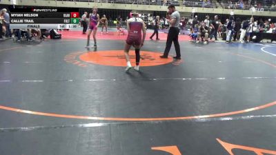 115 lbs Final - Myiah Nelson, Olanta vs Callie Trail, Fulton