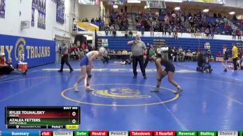 105 lbs Semifinal - Azalea Fetters, Curtis (Girls) vs Rylee Touhalisky, FINDLAY