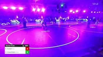 62 lbs Quarterfinal - Sadie Sweat, Kalispell Wrestling Club vs Gabriel Greenfield, Mountain Man WC