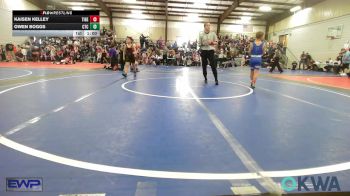70-75 lbs Consi Of 8 #2 - Kaisen Kelley, Tiger Trained Wrestling vs Owen Boggs, Cleveland Takedown