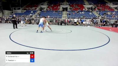 190 lbs Rnd Of 64 - Preston Echeverria, OR vs Treyton Tweton, NE