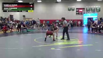 116 lbs Quarterfinal - Emma Albanese, SLAM Academy vs Isabella Duran, Cimarron Memorial