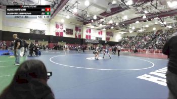 105 lbs Champ. Round 1 - Olive Hoffman, Agoura vs Allison Lumbreras, Anaheim