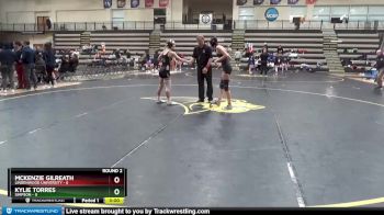 109 lbs Round 2 (8 Team) - McKenzie Gilreath, Lindenwood University vs Kylie Torres, Simpson