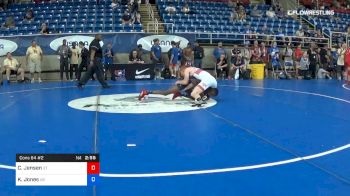120 lbs Cons 64 #2 - Cole Jensen, Utah vs Kenneth Jones, Arkansas