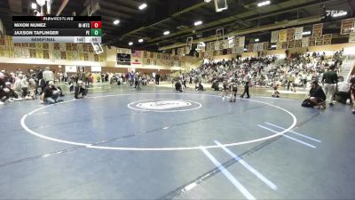 56 lbs Semifinal - Jaxson Taflinger, Poway Elite vs Nixon Nunez, MTC - MANTANONA TRAINING CENTE
