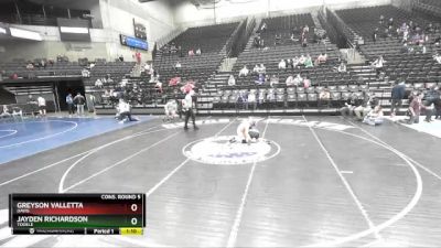 147 lbs Cons. Round 5 - Jayden Richardson, Tooele vs Greyson Valletta, Davis