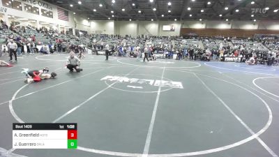 70 lbs Quarterfinal - Andrew Greenfield, Hotshots Wrestling vs Johnny Guerrero, Orland WC