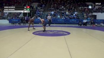 174 lbs Cons. Round 3 - Aiden Schenck, Schreiner vs Jaime Vazquez, Lyon College