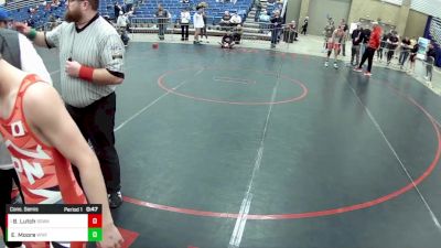 14U Boys - 155 lbs Cons. Semis - Brayden Lutch, SWAT - Savage Wrestling Athletic Team vs Emerson Moore, Wentzville Wrestling Federation