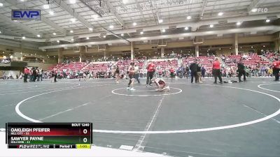 65 lbs Cons. Round 2 - Sawyer Payne, Holcomb vs Oakleigh Pfeifer, Hill City