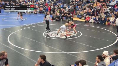 175 lbs Semifinal - Trevor Mueller, Clarence vs Riley Best, Falconer