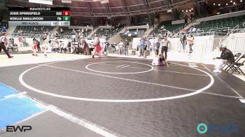 58 lbs 3rd Place - Josie Springfield, Runestone vs Noelle Smallwood, Pin-King All Stars