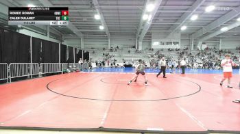 113 lbs Rr Rnd 3 - Romeo Roman, OBWC Red vs Caleb Dulaney, The Shop 814