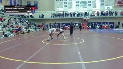 138 lbs Semifinal - Cassidy Jones-Mowen, Linfield University vs Anna Spencer, Southwestern Oregon CC