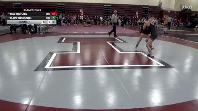 100 lbs Round 1 - Mazy Druschel, Vinton-Shellsburg vs Mia Michael, Union Community