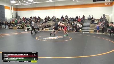 206-215 lbs Round 3 - Hudson Herboldsheimer, Lisbon vs Landon Wehrenberg, Dubuque Hempstead