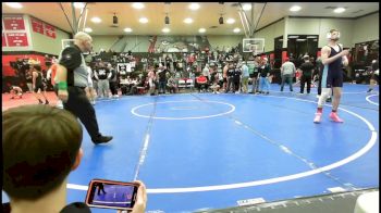 140 lbs Semifinal - Cade Richardson, Bartlesville vs Weston Gregg, McAlester