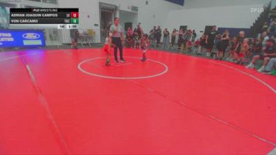 43 lbs Round 2 - Adrian Joaquin Campos, SoCal Hammers vs Von Carcamo, Threshold Wrestling Club