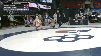 157 lbs Cons. Rd Of 64 - Deegan Frazier, Kansas vs Nathaniel Roybal, New Mexico