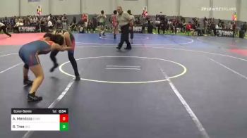 123 lbs Consolation - Ava Mendoza, Cobra Kai vs Rheanna Tree, Rez WC