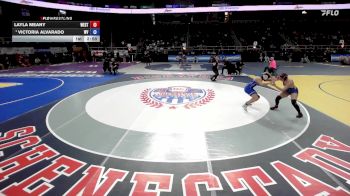 145 lbs Champ. Round 1 - Victoria Alvarado, Wariwck Valley vs Layla Meany, West Genesee