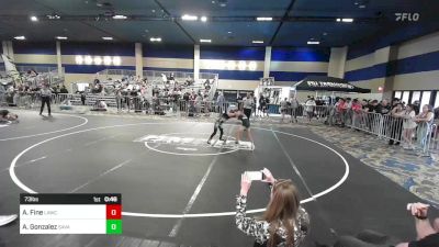 73 lbs Consi Of 4 - Aiden Fine, Lawc vs Aj Gonzalez, Savage House WC