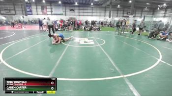 132 lbs Round 2 (4 Team) - Caden Carter, GREAT BRIDGE WC vs Toby Bowman, BELIEVE TO ACHIEVE