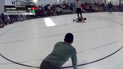 7 lbs 7th Place Match - Cole Trede, Gretna Youth Wrestling Club vs Alan Florian Terrazas, GI Grapplers