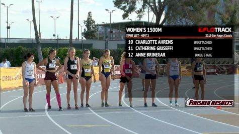 Women's 1500m, Heat 2