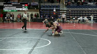 157 lbs Round Of 32 - Wyatt Stout, Penn vs Mason Shrader, Central Michigan