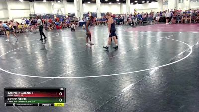 126 lbs Round 1 (8 Team) - Tanner Guenot, MAWA Blue vs Kreed Smith, Carolina Exteme Black