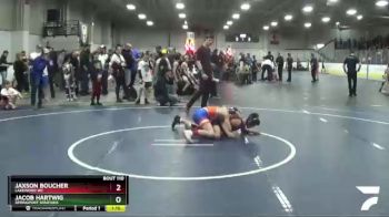 85 lbs Semifinal - Jaxson Boucher, Lakewood WC vs Jacob Hartwig, Springport Spartans