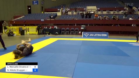 Larissa Manuelle Oliveira Dos Sa vs Natasha Nikole Druggan 2024 Pan IBJJF Jiu-Jitsu No-Gi Championship