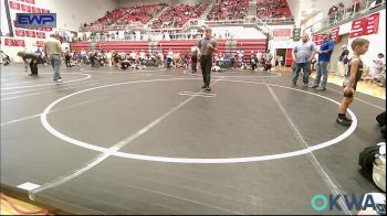 46 lbs Round Of 32 - Owen Trout, Tecumseh Youth Wrestling vs Griffyn Moyer, Unattached