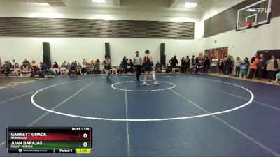 175 lbs Semifinal - Garrett Goade, Bainbridge vs Juan Barajas, Mount Vernon