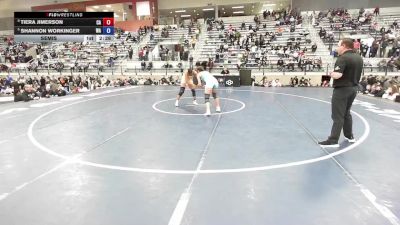 U23 Women - 68 lbs Semis - Tiera Jimerson, CA vs Shannon Workinger, WA