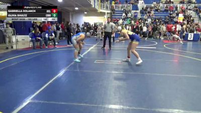 155 lbs Consy 6 - Gabriella Dolanch, Avella vs Olivia Shultz, Connellsville