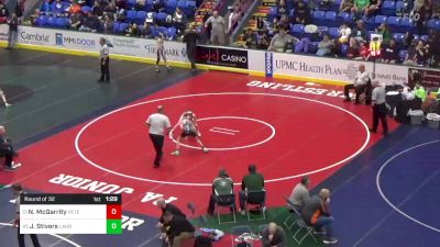 96 lbs Round Of 32 - Nicholas McGarrity, Peters Twp. vs Jimmy Stivers, Laurel