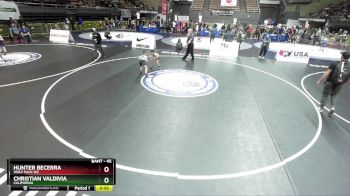 45 lbs Cons. Round 2 - Hunter Becerra, Wolf Pack WC vs Christian Valdivia, California