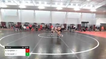 125 lbs Consolation - Sam Congleton, Virginia Military Institute vs Hayden Durussell, Emory & Henry College