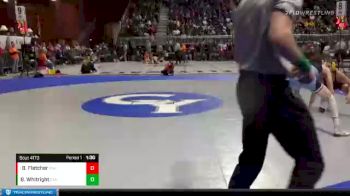 4A-120 lbs Quarterfinal - Broc Fletcher, Rock Springs vs Benjamin Whitright, Cheyenne East