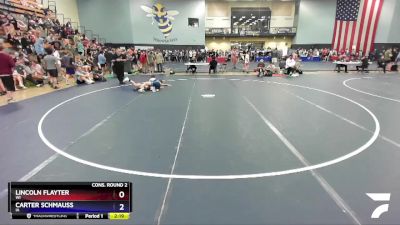 126 lbs Cons. Round 2 - Lincoln Flayter, WI vs Carter Schmauss, IA