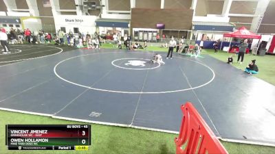 45 lbs Quarterfinal - Owen Hollamon, Mine Yard Dogs WC vs Vincent Jimenez, Grindhouse WC - East