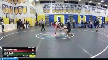 152 lbs 5th Place Match - Enzo Santoro, Doral Academy vs Jake Blair, Olympic Heights