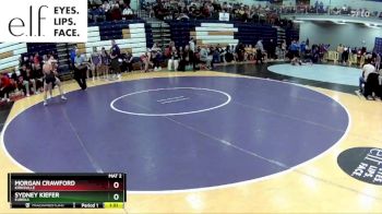 145 lbs. Champ. Round 1 - Morgan Crawford, Kirksville vs Sydney Kiefer, Eureka