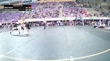 157 lbs Round 1 (16 Team) - Easton Worachek, Wisconsin-Parkside vs Nico Taddy, West Liberty