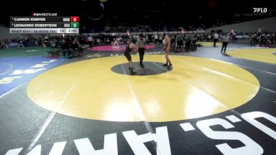 3A Boys 150 lbs Semifinal - Cannon Kemper, Burns Boys vs Leonardo Robertson, Siuslaw / Mapleton Boys