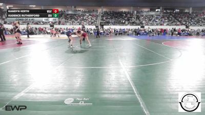 118 lbs Consi Of 8 #2 - Kamdyn Kerth, Weatherford vs Kadence Rutherford, Grove